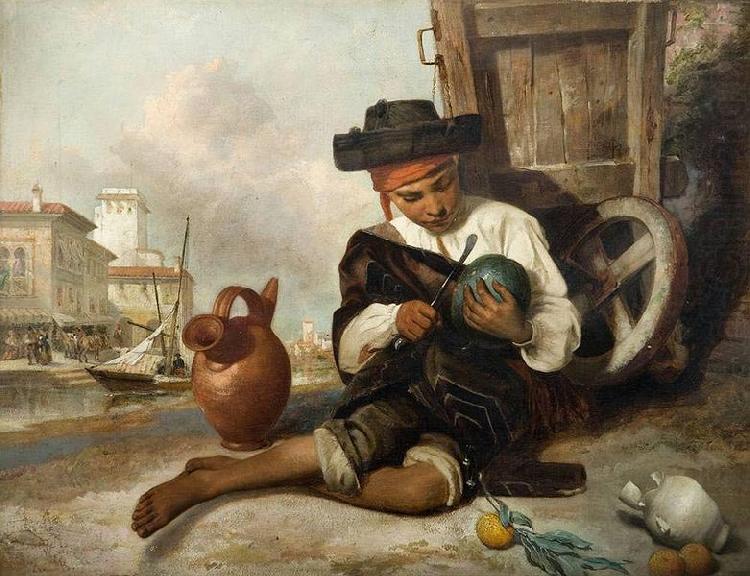 William Knight Keeling Melon Seller china oil painting image